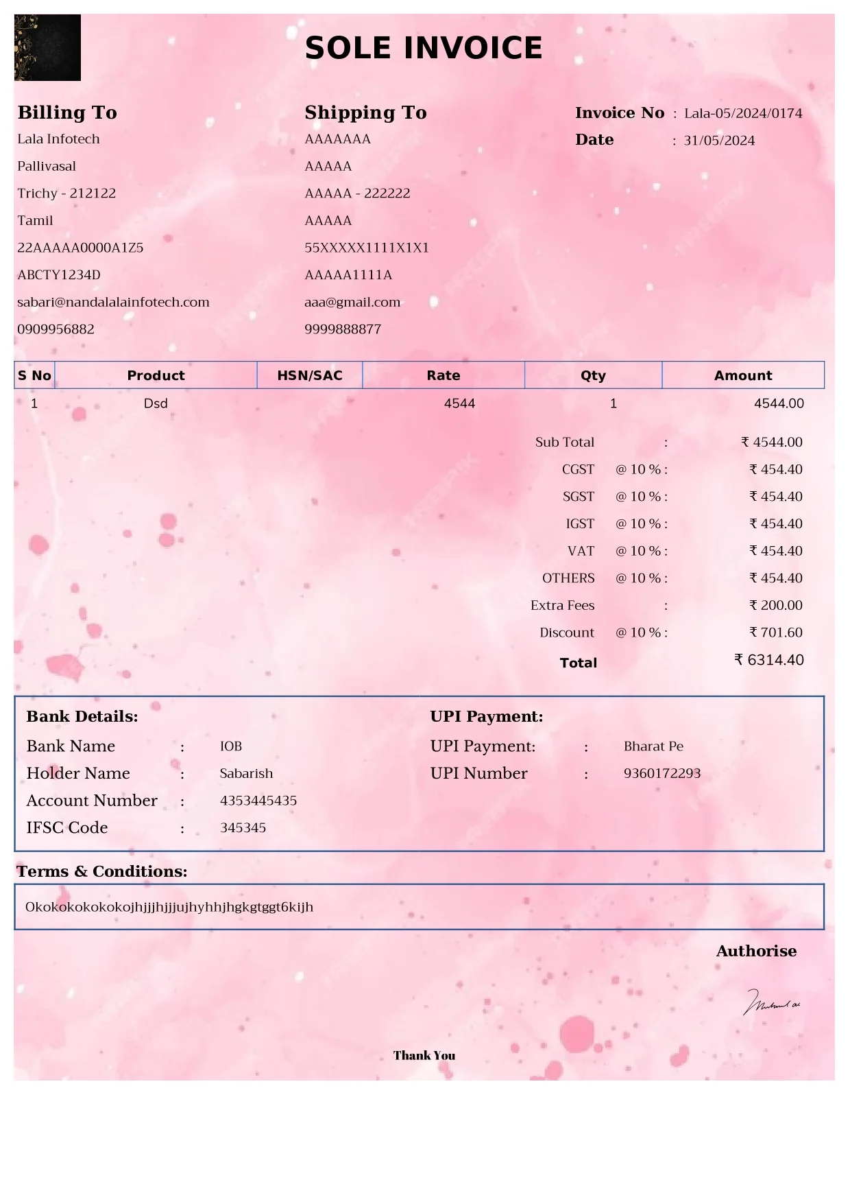 InvoiceFree — Sole Trader Invoice Generator,Creator,Maker