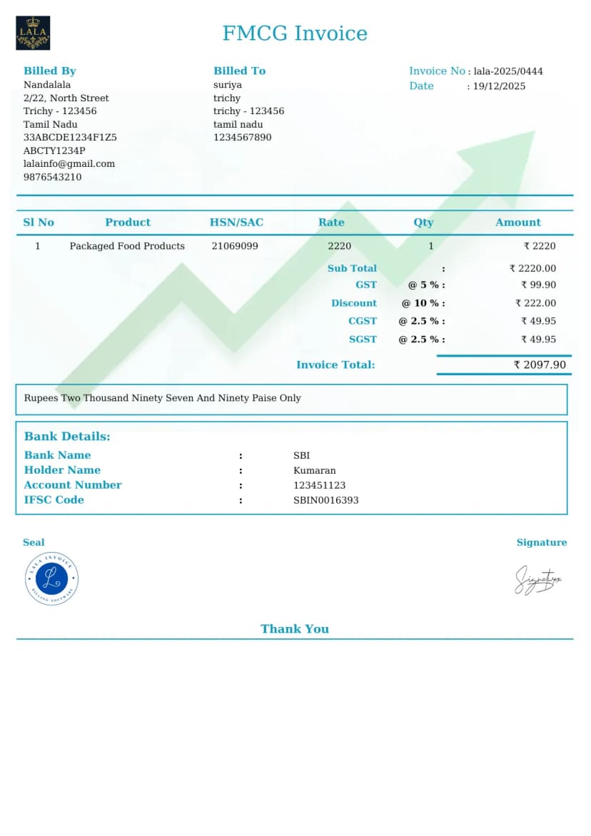 Free GST Invoice Tool - Distributors & Retailers | InvoiceFree
