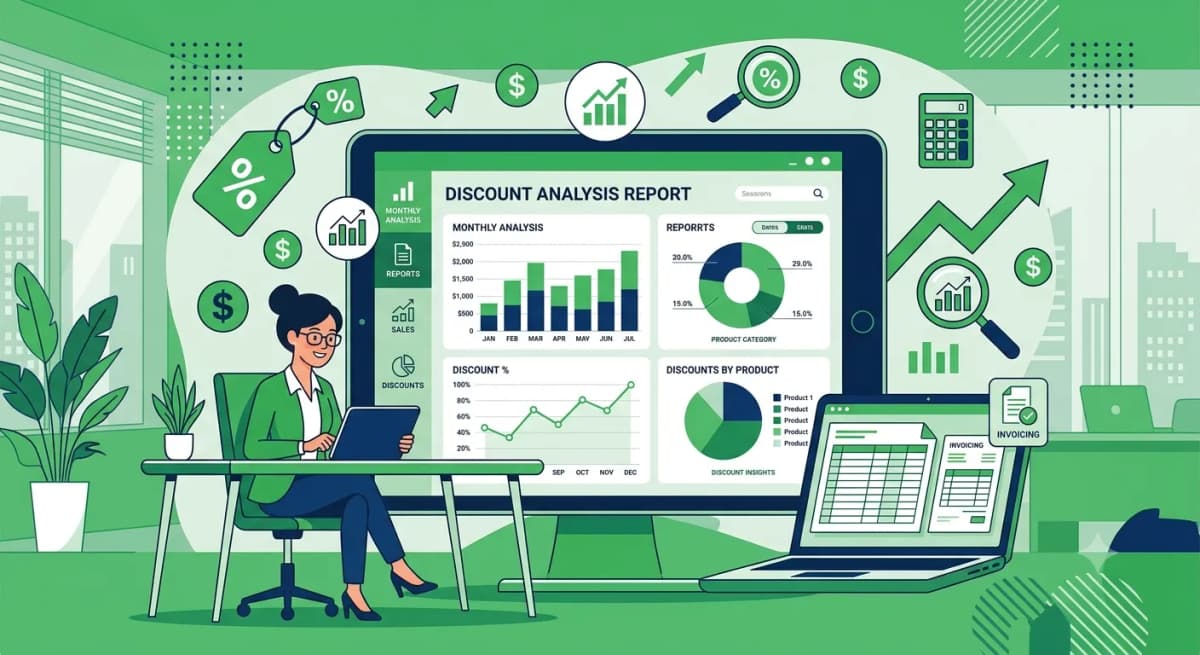 Discount report software