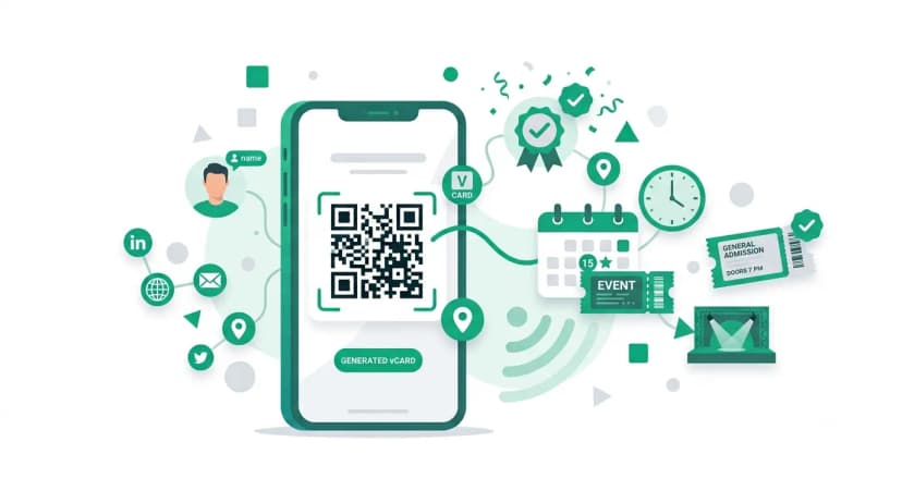 Generate Event QR Code QR code example