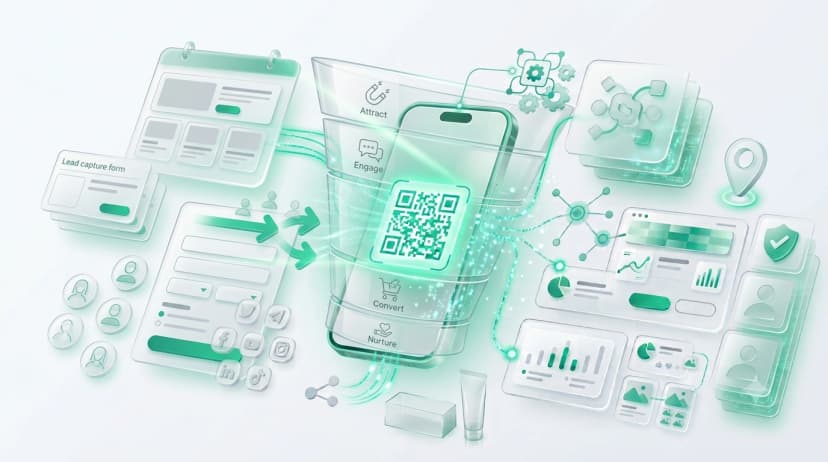 Generate Funnel QR Code QR code example