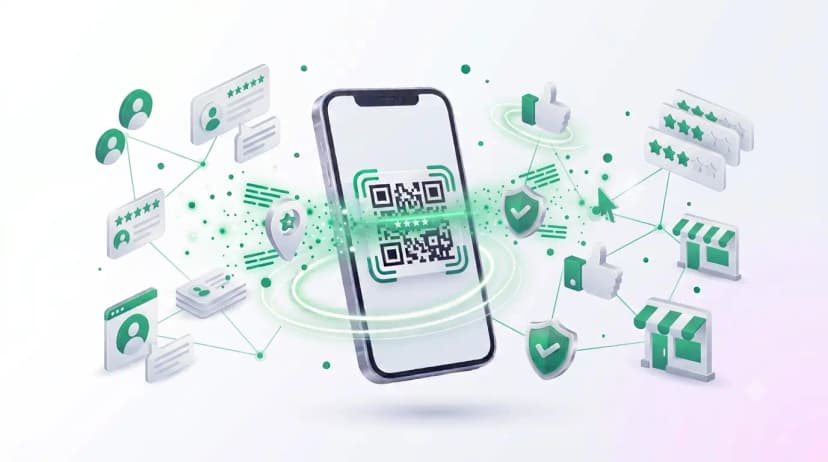 Generate Google Review QR Code QR code example