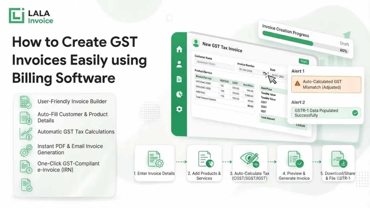 GST Invoice Generation Dashboard