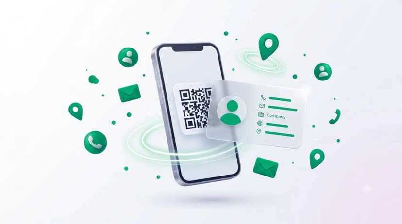 Create MeCard QR Code QR code example