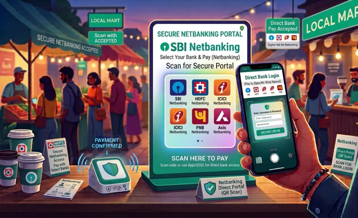 Net Banking payment card