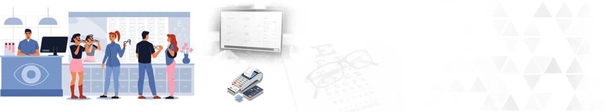 Optical Shops Billing Software banner