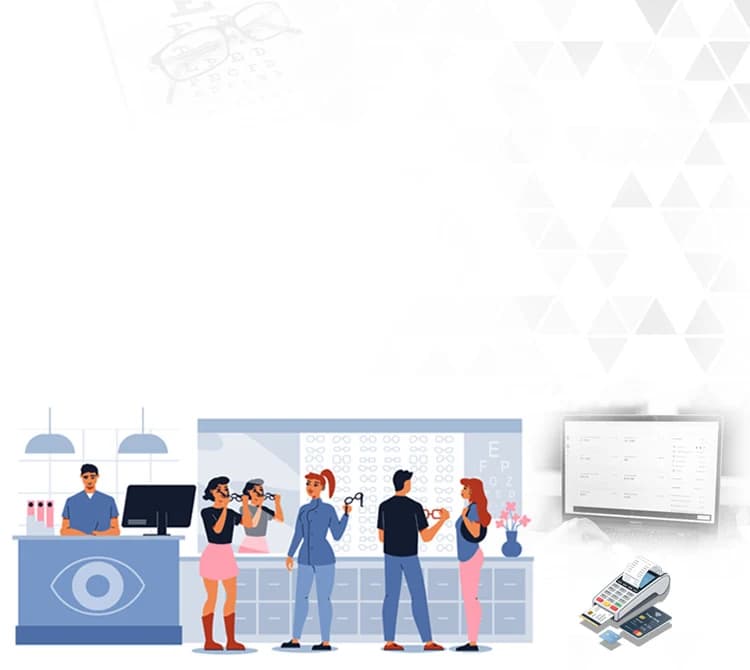 Optical Shops Billing Software banner