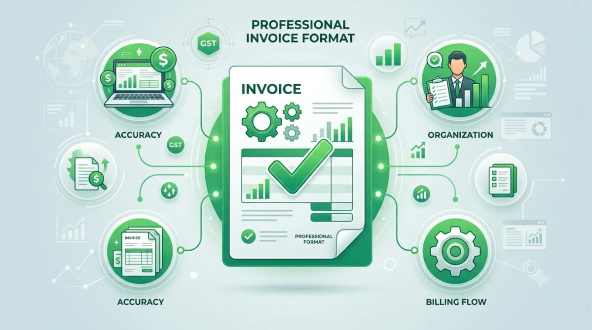 Professional invoice format india