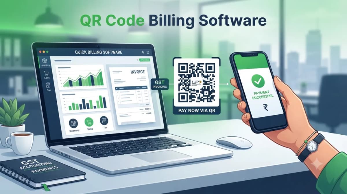 Qr code billing software