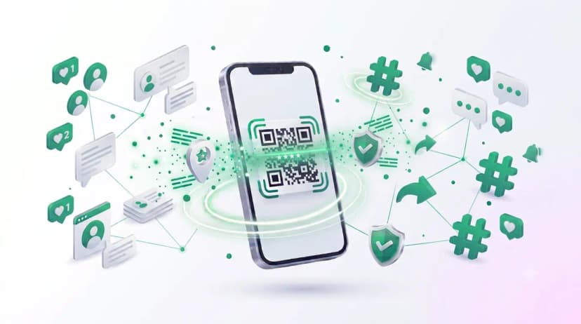 Generate Tweet QR Code QR code example