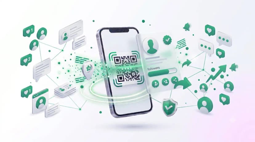 Create Twitter Profile QR Code QR code example