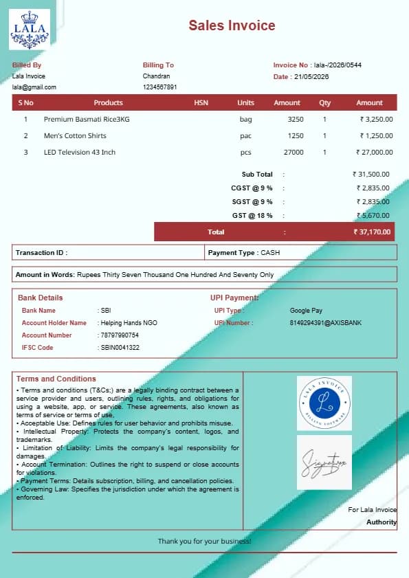 Sales Invoice Pattern Free Sales Invoice Template | InvoiceFree