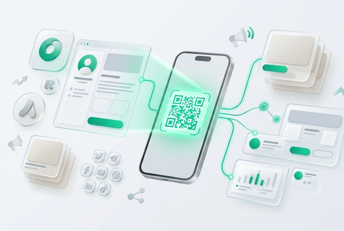 Generate Brand Page QR Code QR code example