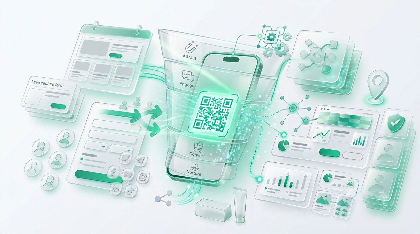 Generate Funnel QR Code QR code example