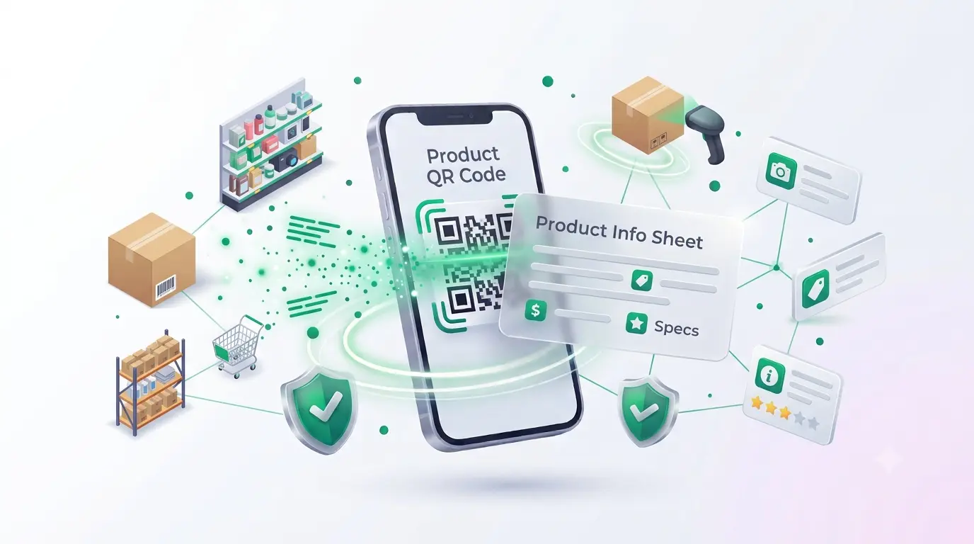 Generate Product QR Code QR code example