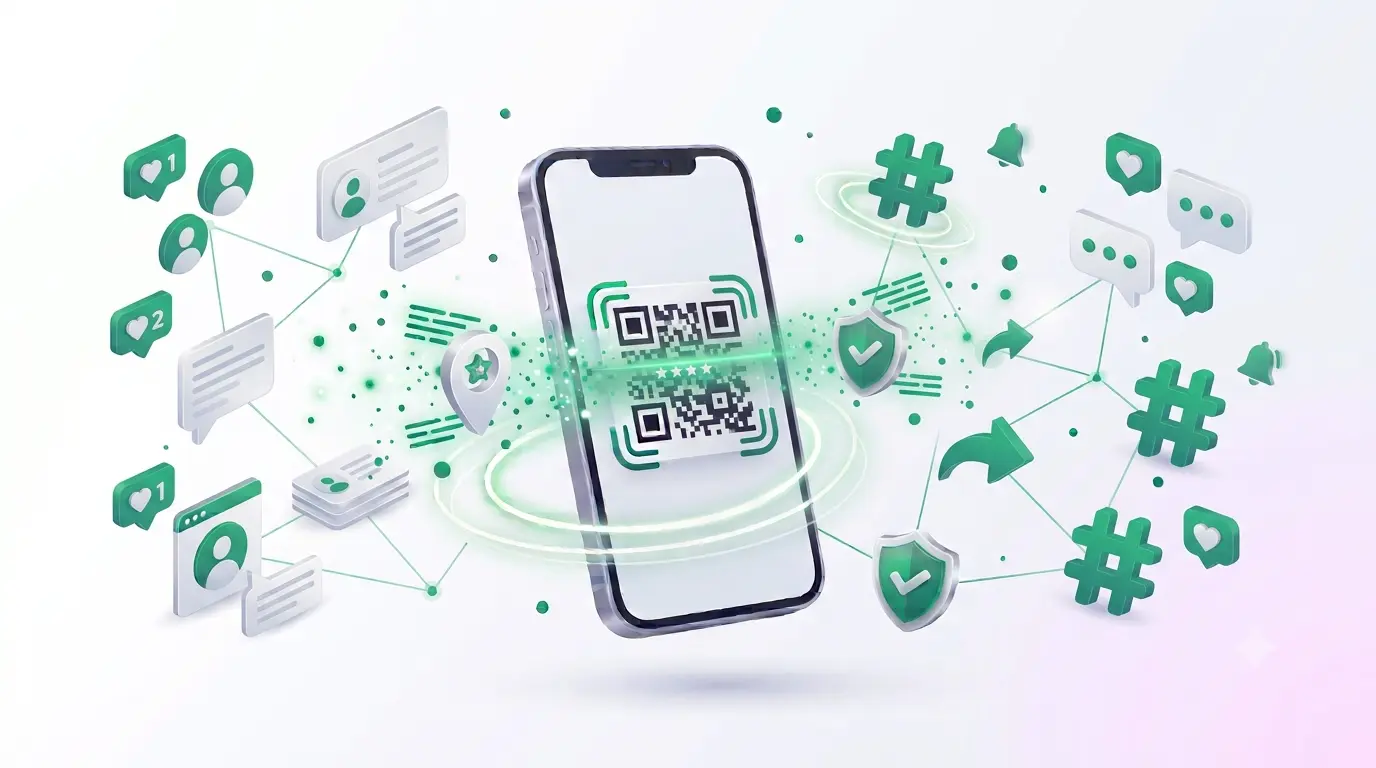 Generate Tweet QR Code QR code example