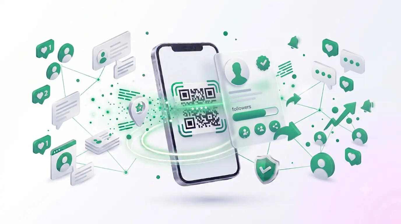Create Twitter Profile QR Code QR code example
