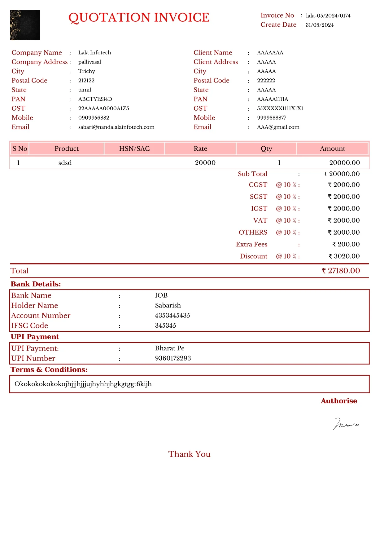 InvoiceFree — Quotation & Estimate Generator,Creator,Maker